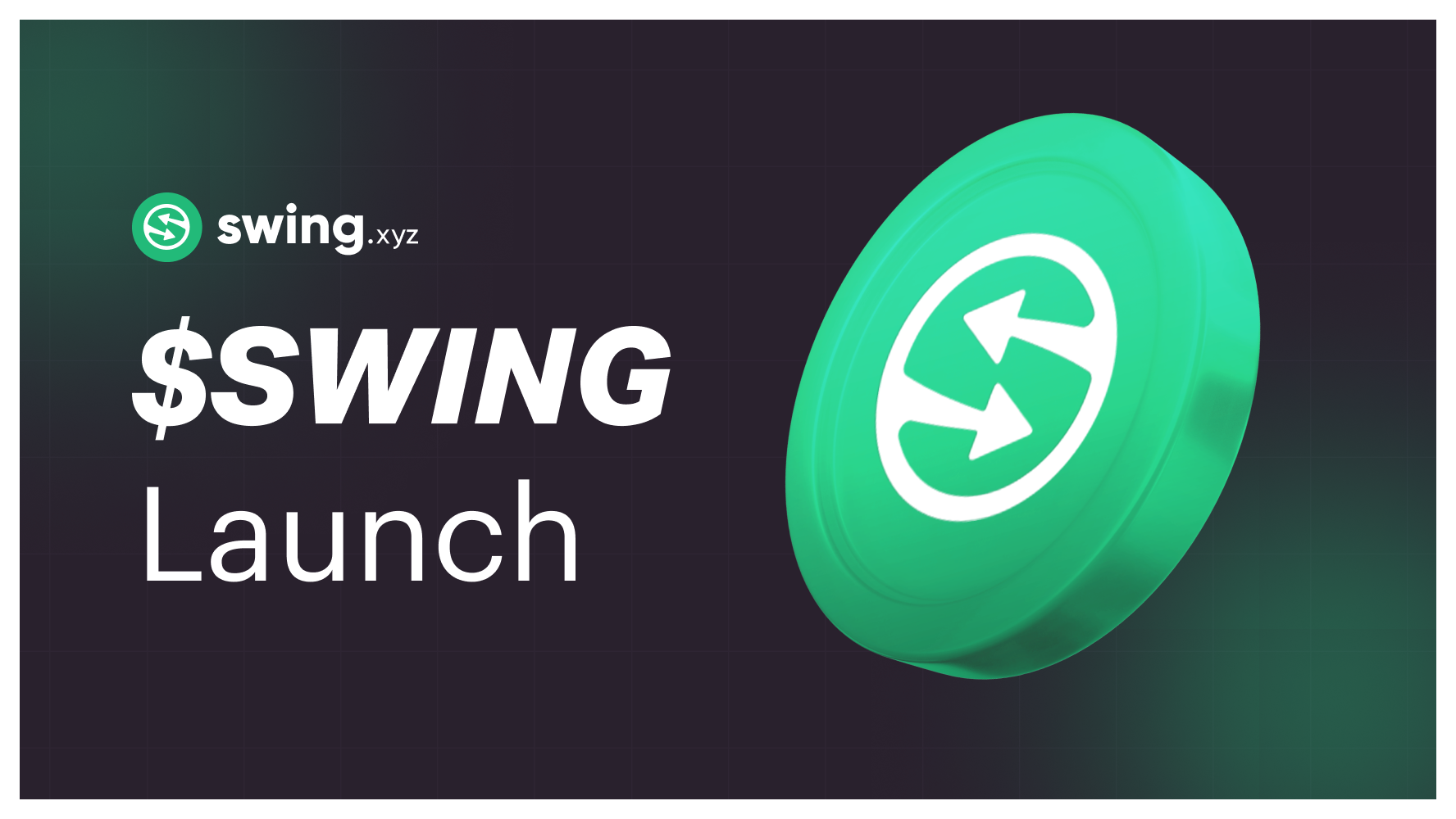 Swing token launch